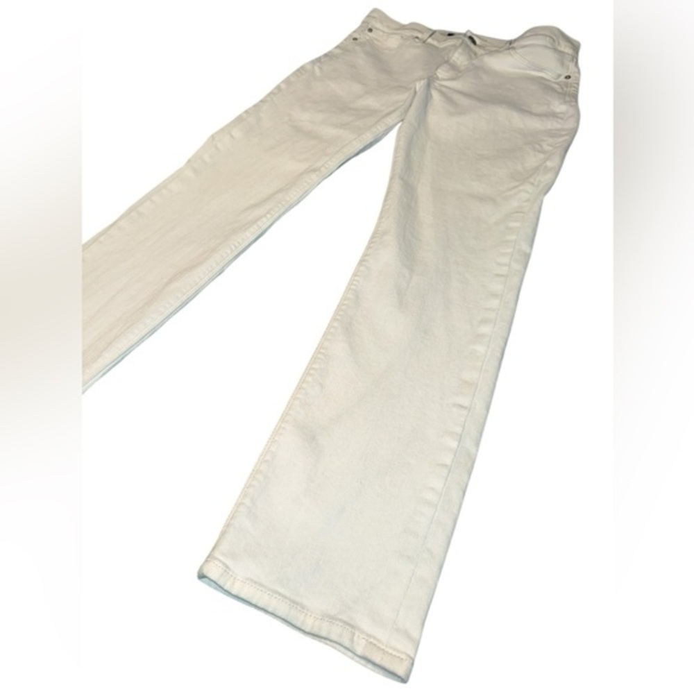 Express Women’s White Skinny Mid Rise Stretch Jeans - Size 10R